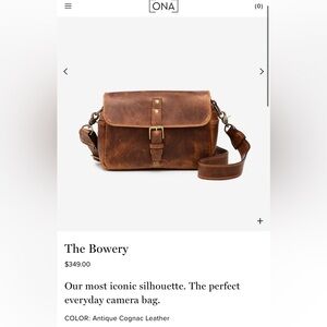 ONA Bowery Camera Bag